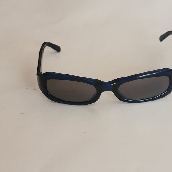 Maui Jim MJ190-03 Nani Translucent Blue Frame Polarized Grey Lens Sunglasses - Picture 2 of 9